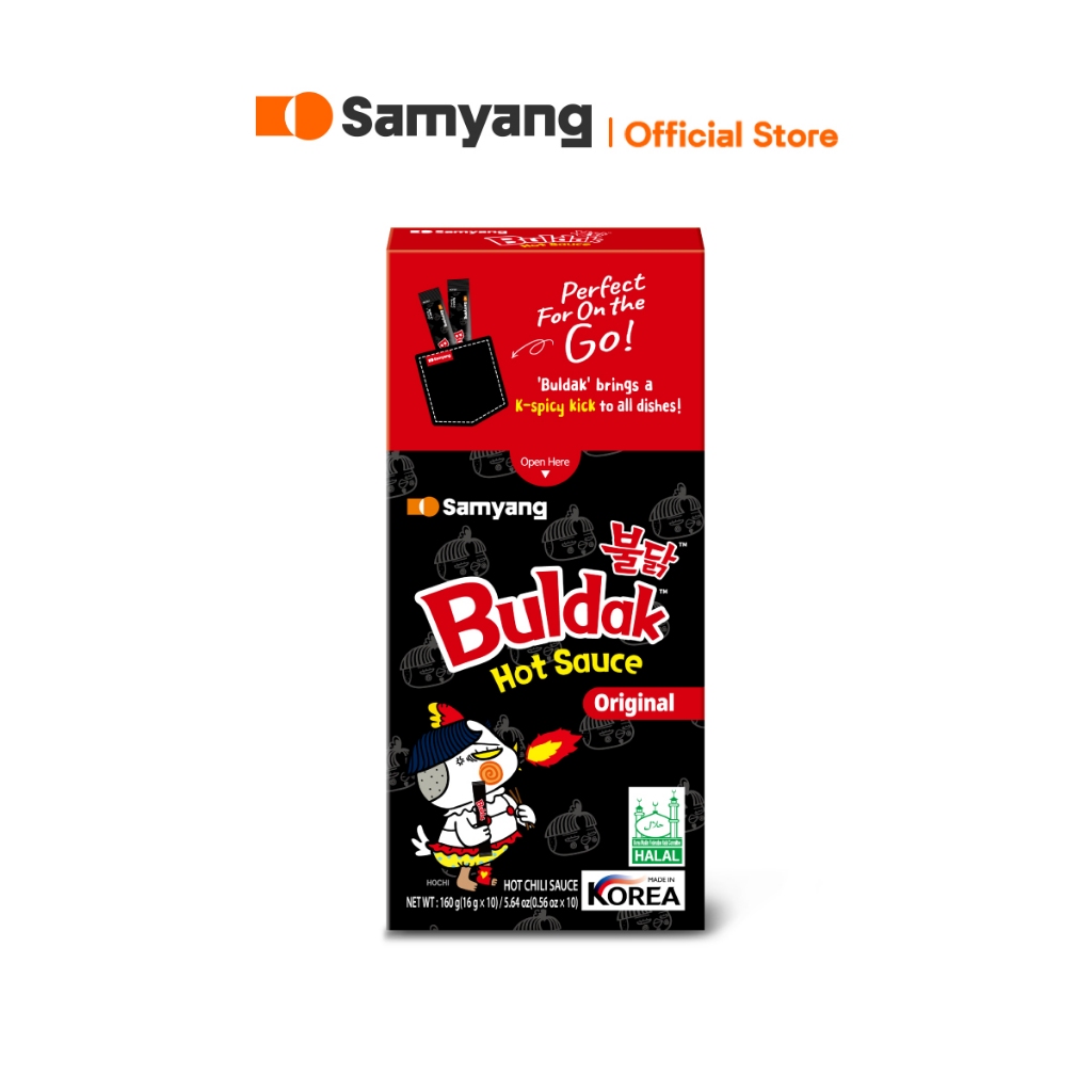 Samyang Buldak Stick Sauce Original ซัมยัง บูลดัก ฮอตซอส ออริจินอล (16 กรัม x 10 ซอง)