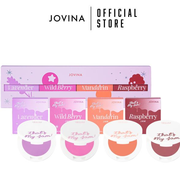 (สั่งจากVDOส่วนลดสุดปัง!!) Beauty-Siam แท้ทั้งร้าน !! แบ่งขาย บลัชออนเนื้อครีม Jovina That’s My Jam Cream Blush