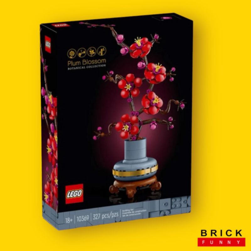 สินค้าพร้อมส่ง Lego Icon 10369 Plum Blossom เลโก้ ของใหม่ ของแท้ 100% กล่องสวยครับ