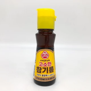 참기름 โอโตกิ น้ำมันงา น้ำมันงาคั่ว น้ำมันงาเกาหลี เครื่องปรุงเกาหลี Sesame Oil 80ml. by TKkimchi
