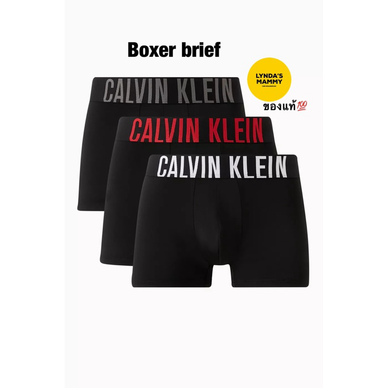 พร้อมส่ง TR39 Size M กางเกงใน CK แท้ Calvin Klein Intense Power New Contour Fit Microfiber Boxer Bri