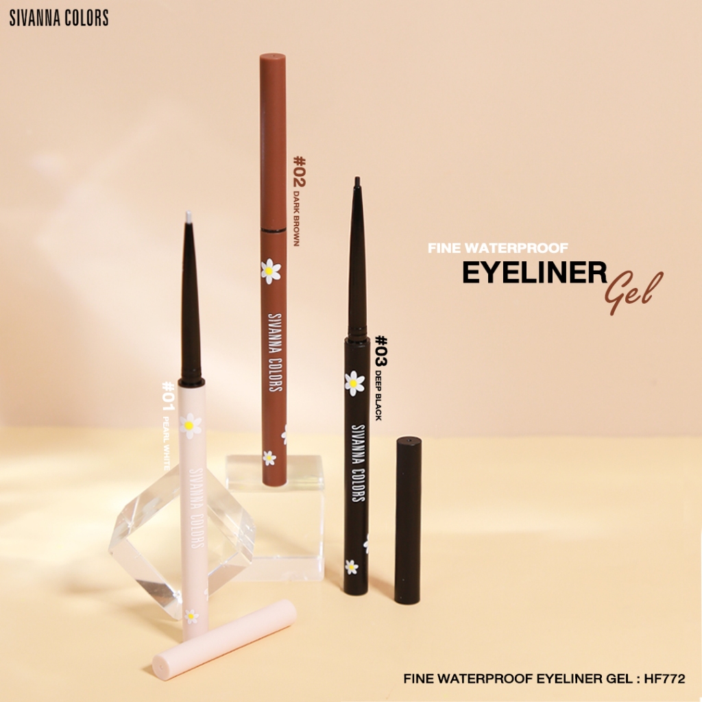 อายไลเนอร์ Sivanna Colors Fine Waterproof Eyeliner Gel