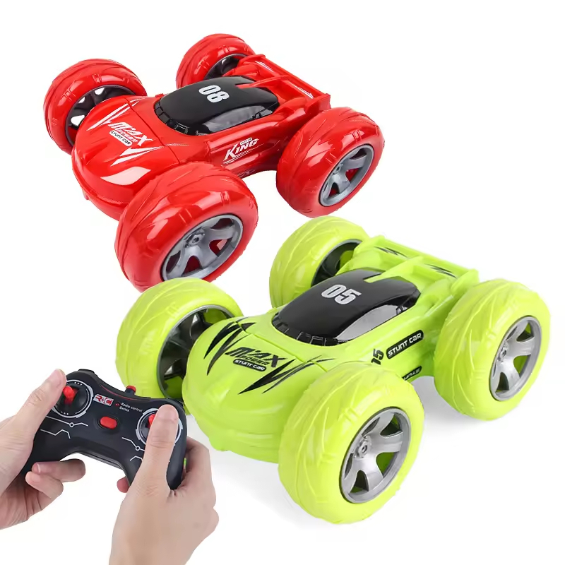 Panpan USB ชาร์จ 360 องศาพลิกรีโมทคอนโทรล Stunt รถไฟยางไดนามิกเพลงความเร็วสูง