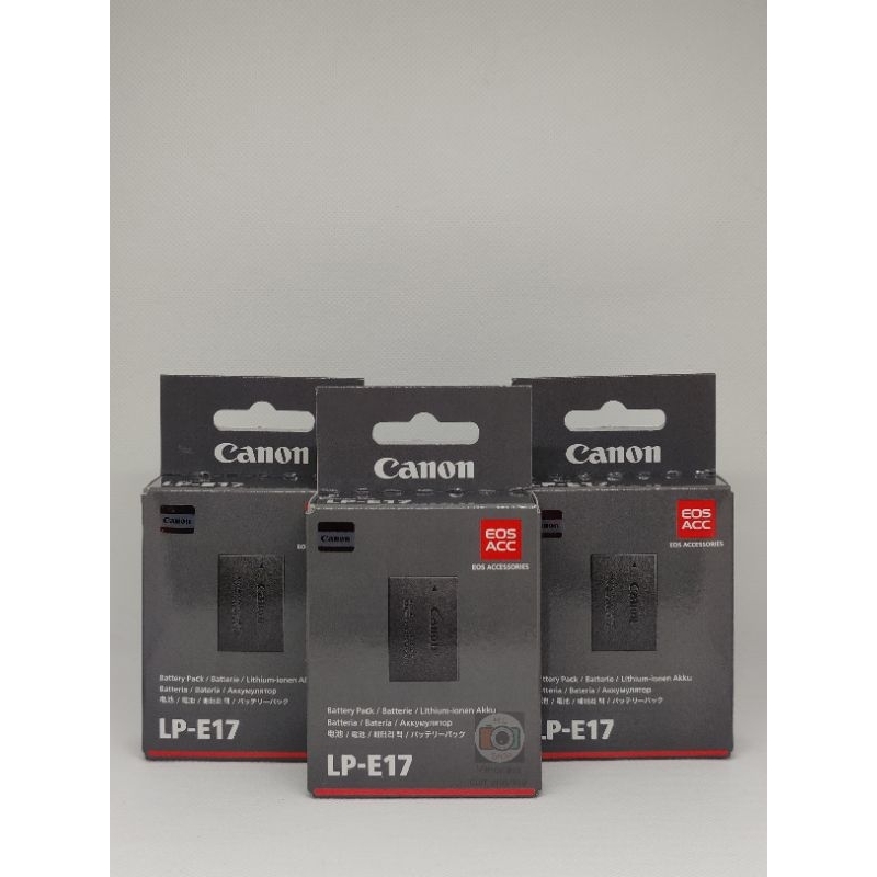 พร่อมส่ง!!✅ BATTERY&CHARGER CANON LP-E17 ของแท้ 100%  ปีผลิตล็อตใหม่ ปี 2024-25