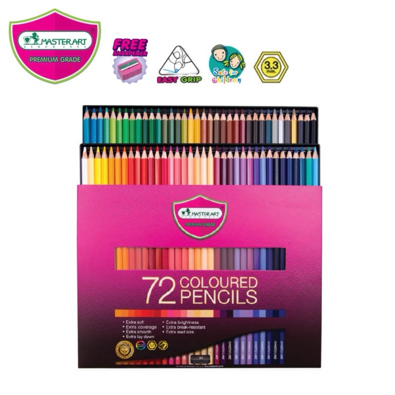 Master Art ดินสอสี สีไม้ 12 รูปที่ 6