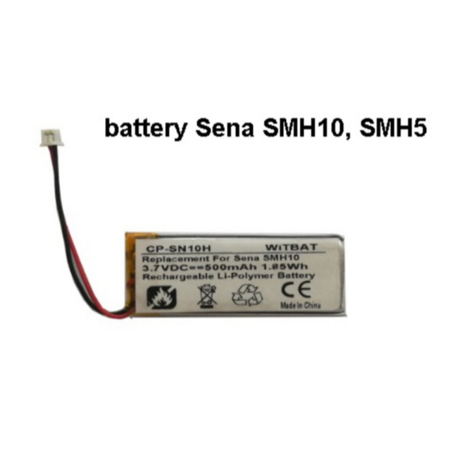 หูฟังหมวกกันน็อค battery Sena SMH5,SMH10 Bluetooth headset 602045 3.7V