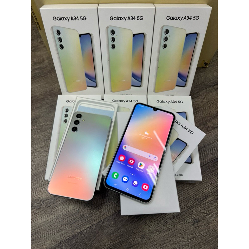 (สินค้ามือสอง)Samsung A34(5G)Ram8/128GBสภาพสวยอุปกรณ์ครบกล่อง