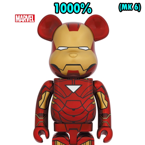 BE@RBRICK IRON MAN MARK VI (MK6) 1000%  (TC)  สินค้าใหม่