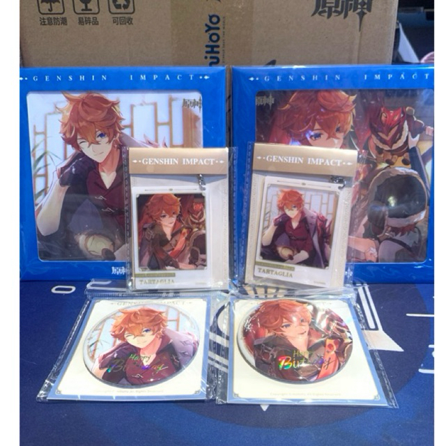 [พร้อมส่ง] รวม Official แท้ Childe Tartaglia Birthday theme Genshin Mihoyo