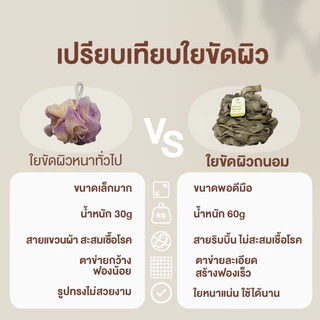 ใยขัดผิว ใยขัดตัวอาบน้ำ Baht Puff แบรนด์ถนอม ❣️สินค้าขายดี❣️