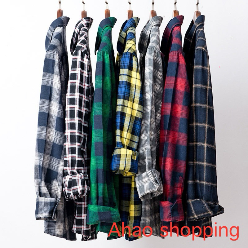 สินค้ามือหนึ่ง สินค้าถ่ายจากภาพจริง เสื้อลายสก๊อต เสื้อเซิ้ตแขนยาว พร้อมส่ง – โปรปัง