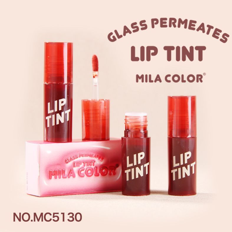 MILA COLOR Moisture Waterlight Lip Tint ลิปทิ้นท์เนื้อน้ำ สีสันสดใส ชุ่มชื้น บางเบา ริมฝีปากอวบอิ่ม