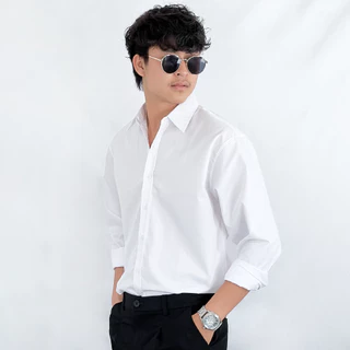 Fomo-เชิ้ตแขนยาวโทนสีสุภาพ **เช็คไซซ์จากตางรางไซซ์ของทางร้านเท่านั้น** เชิ้ตสีเรียบๆ เสื้อเชิ้ตใส่ทำงาน เสื้อทำงาน