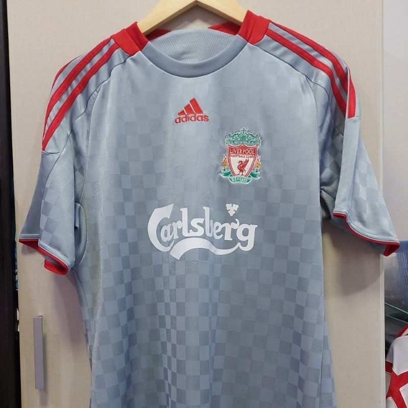 เสื้อทีมลิเวอร์พูล 2008-10 เยือน แท้ LIVERPOOL 2008 2009 AWAY Original