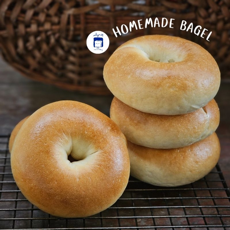 Bagel ขนมปังเบเกิล เนื้อนุ่มหนึบ **ขั้นต่ำ 2 ชิ้น**