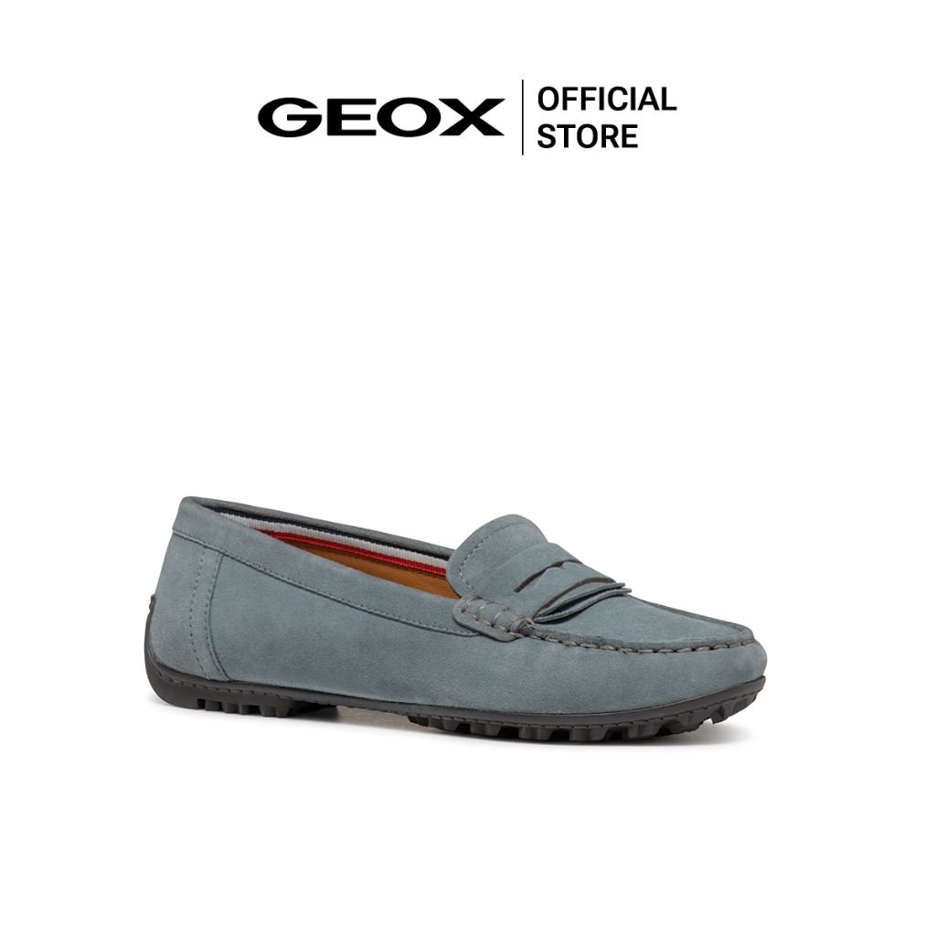 GEOX รองเท้าหนังผู้หญิง รุ่น D KOSMOPOLIS + GRIP - SAGE FW24 (D35RCAC3016F_F4GNXX)