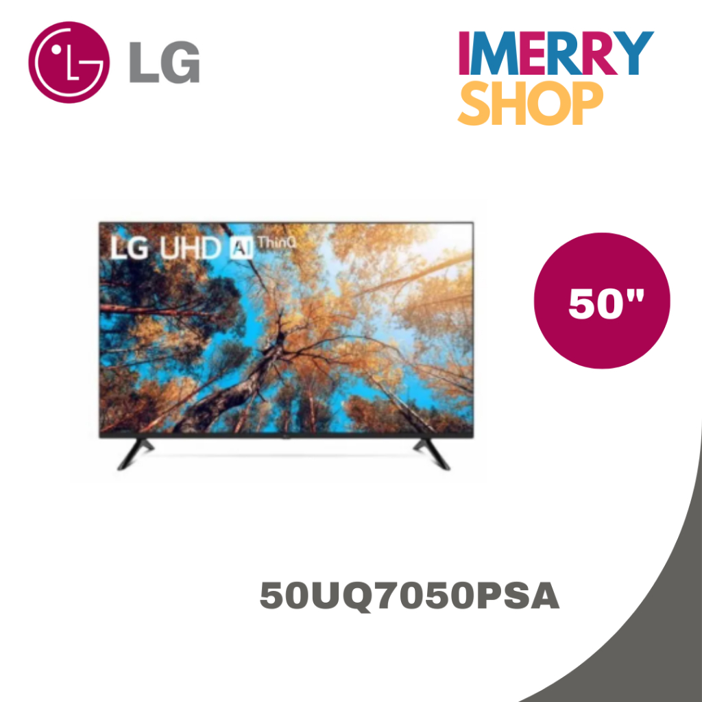 LG LED Smart TV UHD 4K  สมาร์ททีวี ขนาด 50 นิ้ว Magic Remote รุ่น 50UQ7050PSA (1 ชิ้นต่อ 1 คำสั่งซื้