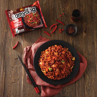 Samyang Spicy Chacharoni Ramen ซัมยัง สไปซี่ จาจาโรนี ราเมง (140g.)