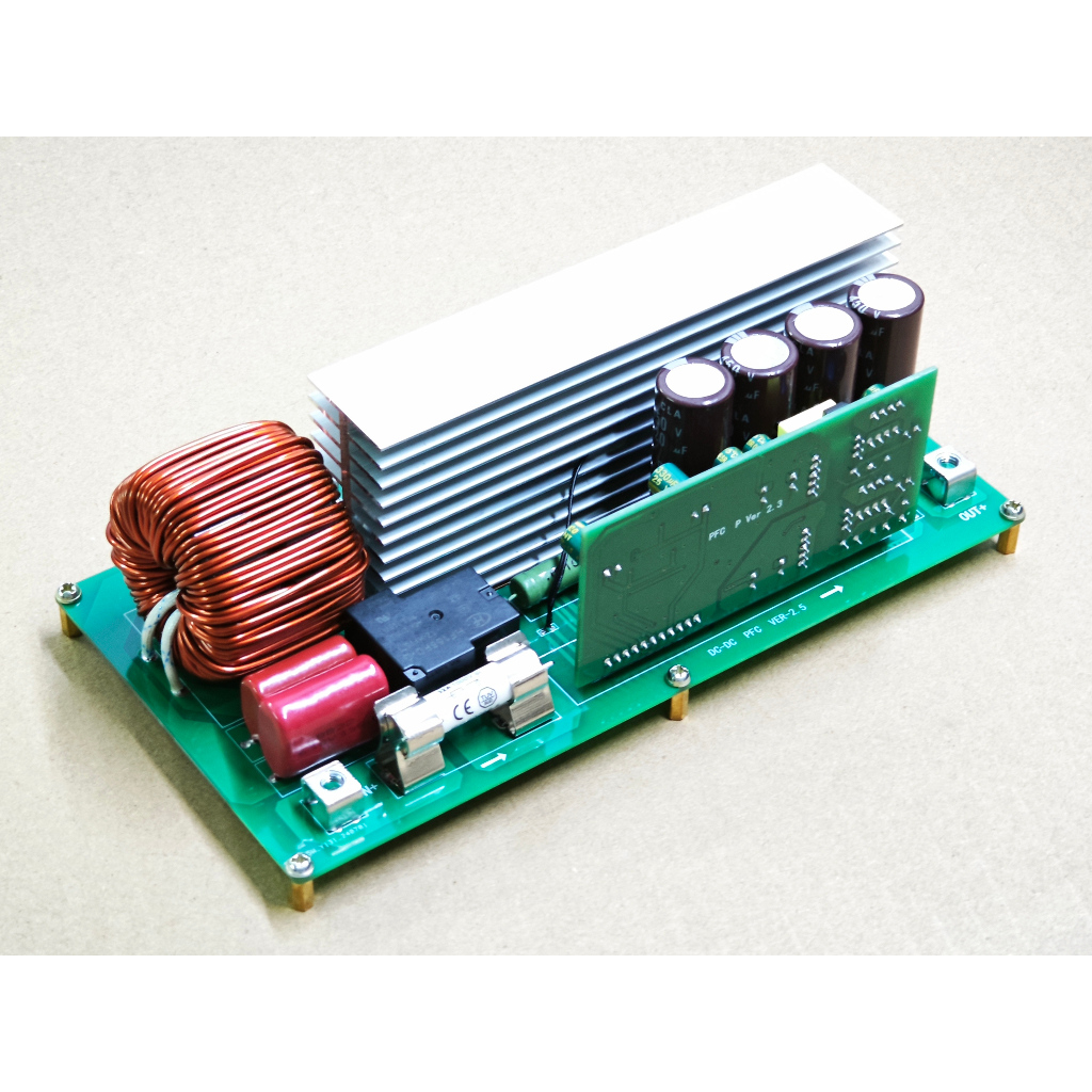 PFC บูสไฟบ้าน output 350vdc ปรับได้ถึง 400vdc [แปลงแอร์ สู้ร้อน]