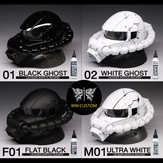 Raditz Studio สีขาว-ดำ Ghost Series สูตรแลกเกอร์ทินเนอร์