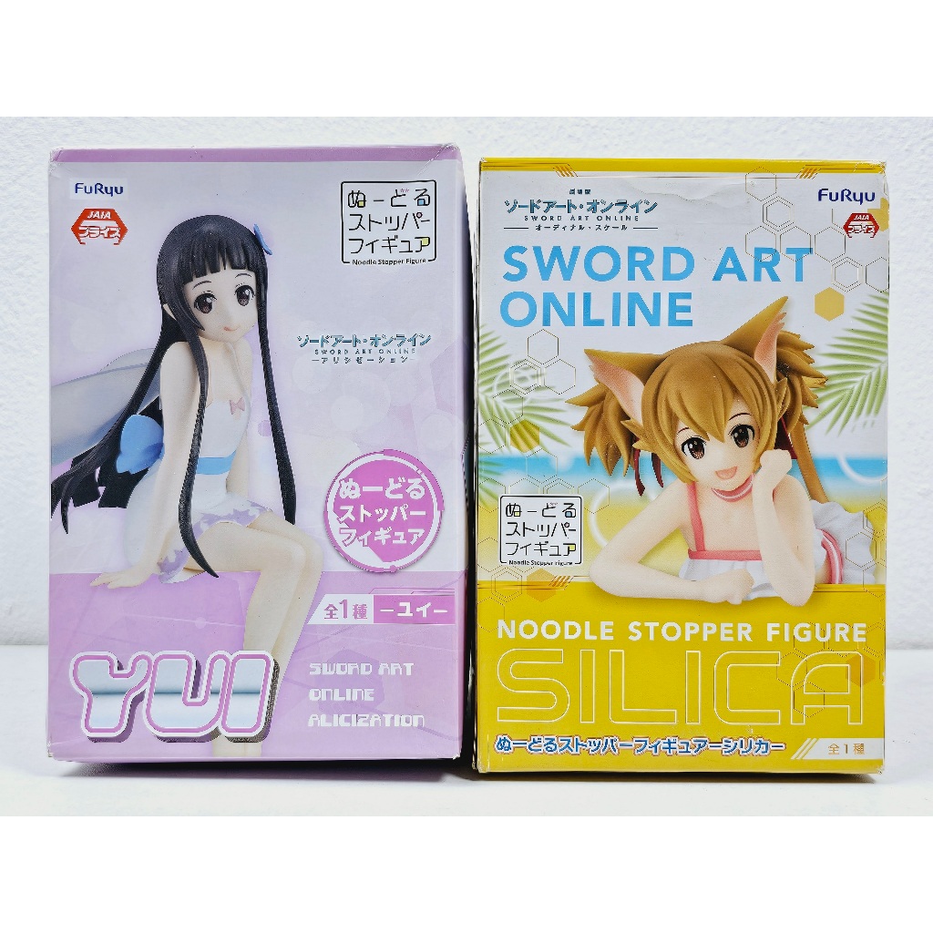 [ฟิกเกอร์แท้] [SAO] Sword Art Online - Yui / Silica / Asuna / Leafa - Noodle Stopper Figure (FuRyu)