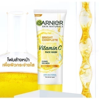 การ์นิเย่ สกิน แนทเชอรัลส์ ไบรท์ คอมพลีท โฟม 100 มล. GARNIER BRIGHT COMPLETE FOAM 100ML