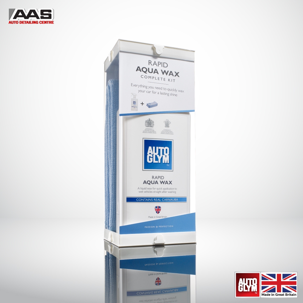 Autoglym Rapid Aqua Wax Complete Kit สเปรย์แว็กซ์เคลือบเงาแบบเร่งด่วน ขนาด 500 ml.