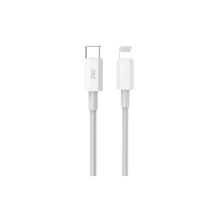 ZTEC ZL312 สายชาร์จ USB-C to Lightning 3A 30W รองรับ PD ยาว 2 เมตร และเชื่อมต่อ Apple CarPlay -2Y