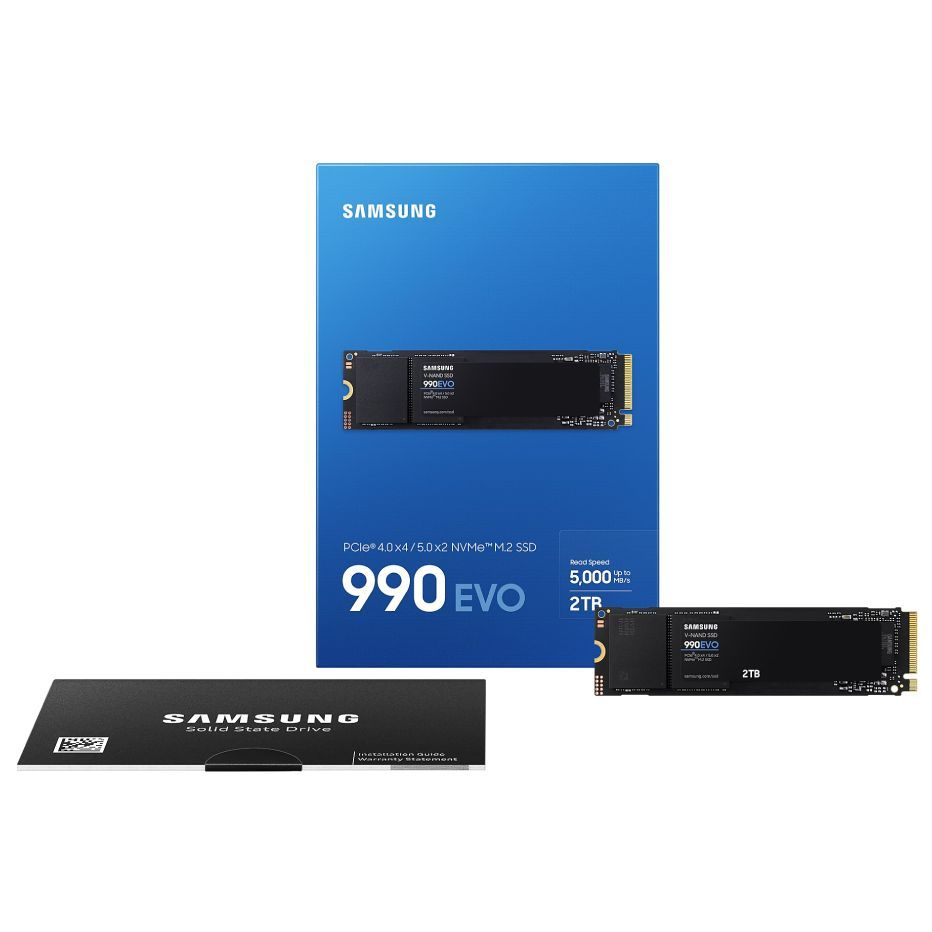 SAMSUNG 990 EVO M.2 2TB : MZ-V9E2T0BW SSD