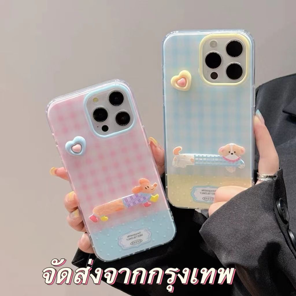ส่งจากไทยใน24ชม. เคสไอโฟน 15 14 13 12 11 Pro Max เคส for iPhone 15 น่ารัก การป้องกันการตก Case