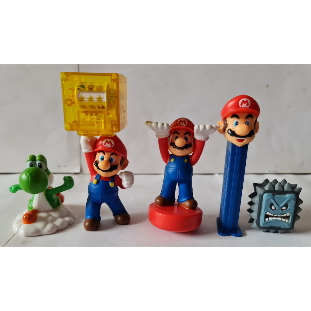 Super Mario Bros. Pez Model Figure Nintendo World Super Mario Series Japan x 5