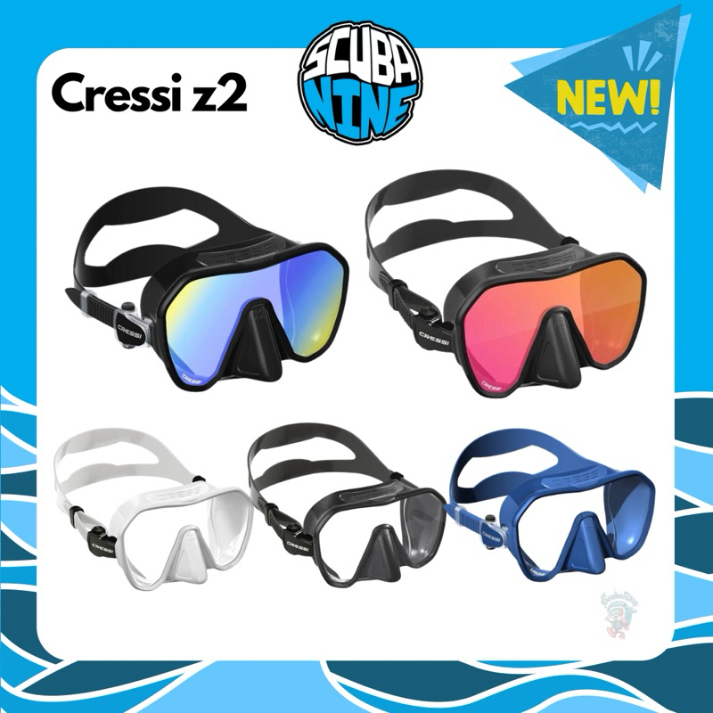 New Arrival !! หน้ากาก Cressi รุ่น Z2 บอกเลยอัพเกรดจาก รุ่นแรกยอดฮิต