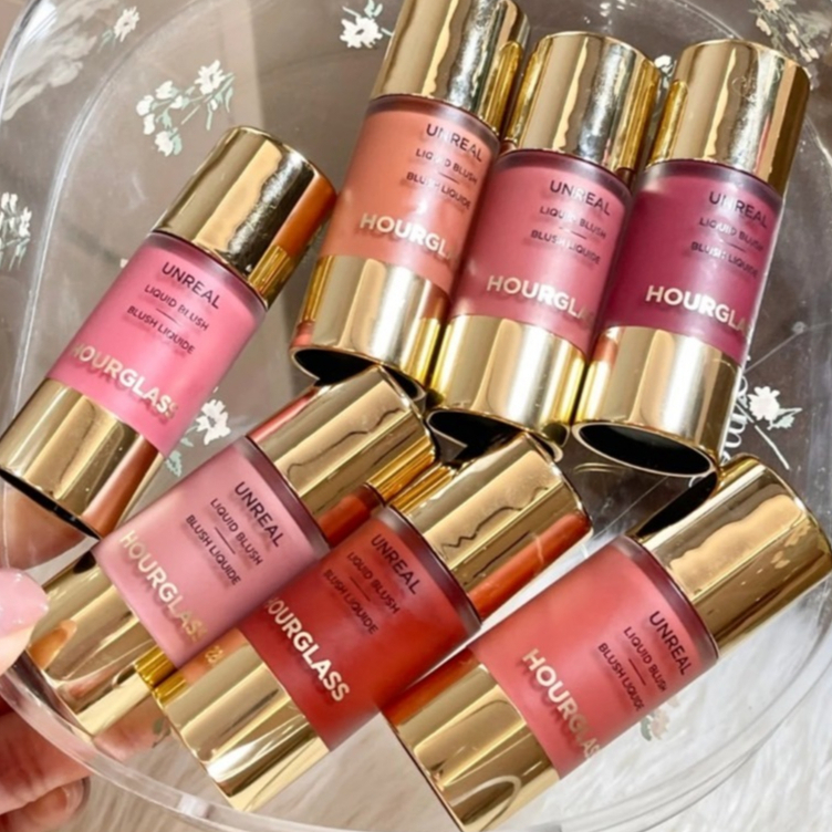 (สั่งจากVDOส่วนลดสุดปัง!!) Beauty-Siam พร้อมส่ง แบ่งขายลิควิดบลัชสุดฮอท Hourglass Unreal Liquid Blush