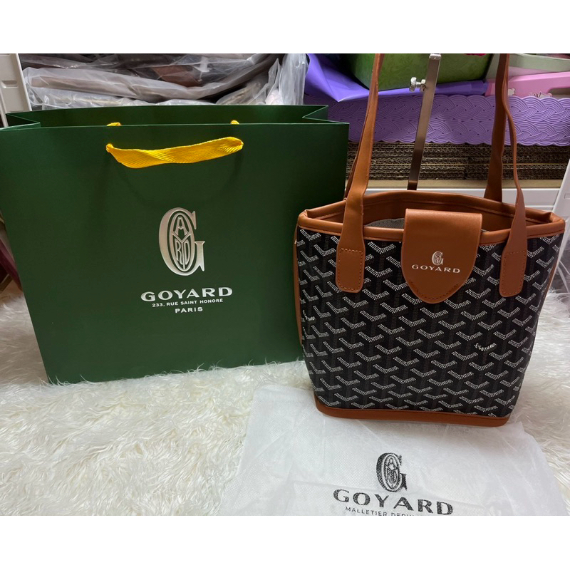 กระเป๋าถือ Goyard สีน้ำตาล