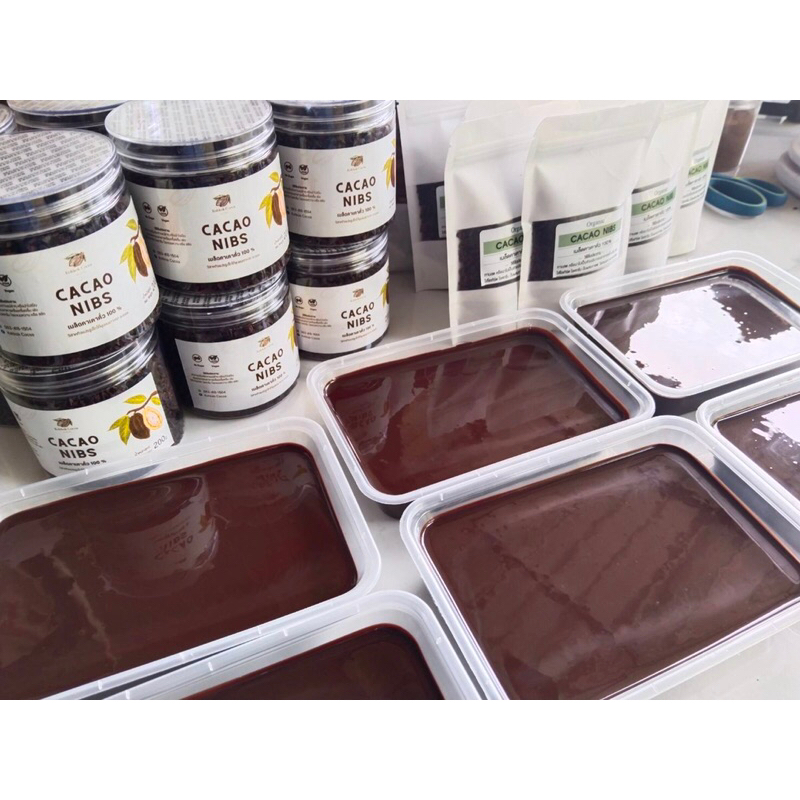 Cacao mass โกโก้แมส น้ำตาล 0% ดาร์ก 100% ขนาด 300 กรัม