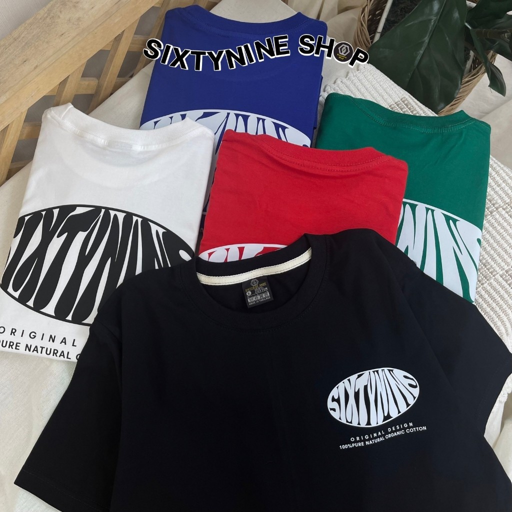 พร้อมส่ง เสื้อยืดพิมพ์ลาย " SIXTYNINE "