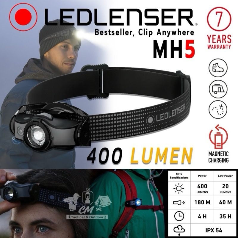 ไฟฉายคาดหัว LEDLENSER MH5