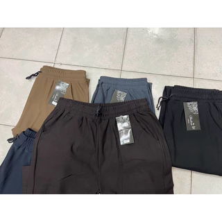 กางเกงทำงาน ใส่เที่ยวได้ผ้ายืดเกาหลี ไซส์ใหญ่ 7XL