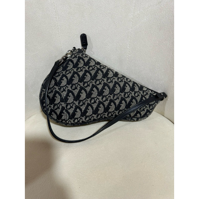 [ของแท้💯] Dior mini saddle black vintage- ของแท้ มือสอง