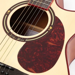 ปิ๊กการ์ดกีตาร์โปร่ง(guitar pick guard)กันรอยขีดข่วน มีกาวสองหน้าในตัว เพิ่มความสวยงาม ติดตั้งง่าย