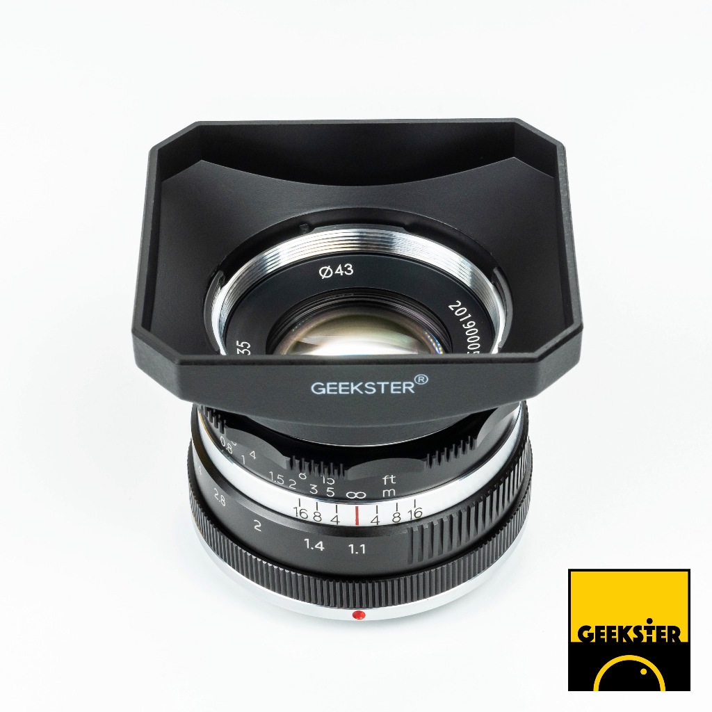 ชุดพิเศษ Geekster 35mm f1.1 รับฟรี Tiltster 50mm f1.5 ( 35 mm f 1.1 50 mm 1.5 tilt lens เลนส์มือหมุน fuji sony canon ) - รูปที่ 2