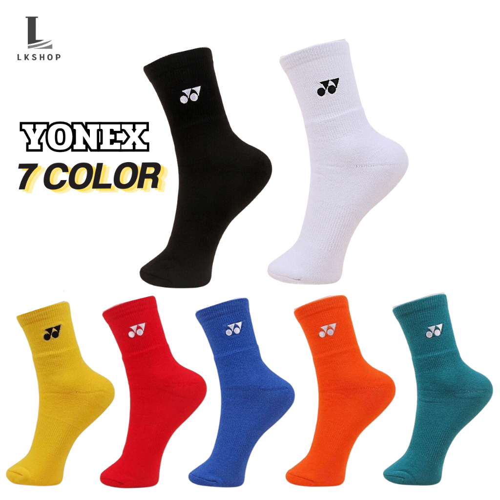 (พร้อมส่งในไทย) ถุงเท้า YONEX สำหรับนักแบตมินตัน นุ่ม เบา สีสันสวยงาม ของใหม่