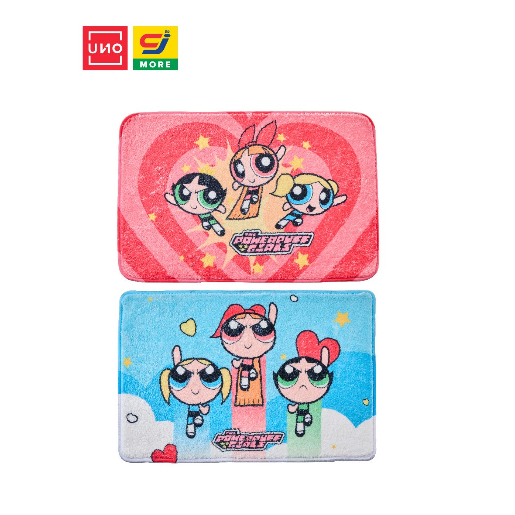 UNO พรม Powerpuff Girls ขนาด 60x40 CM รุ่น 129 ลิขสิทธิ์แท้