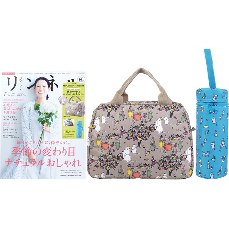 มีโค้ดลด 30% ทัก ib แท้ ใหม่ CHANEL2HAND99 MOOMIN xFinlayson Cold bag + bottle holder กระเป๋านิตยสารญี่ปุ่น เก็บความเย็น