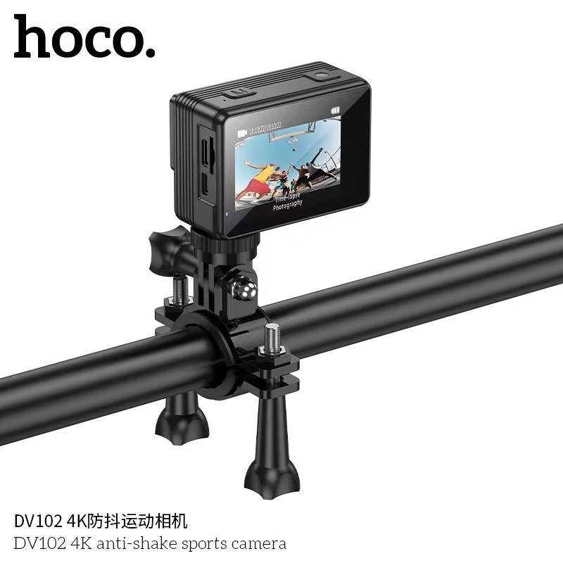 [ประกัน 1 ปี] Hoco DV102 กล้องแอคชั่น หน้าจอคู่ ชัดระดับ 4K 2160P / 60fps EIS มีระบบกันสั่น WiFi
