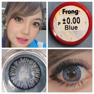 คอนแทคเลนส์ รุ่น Frong / Sapphire/Furbish สีฟ้า/Blue มีค่าสา…