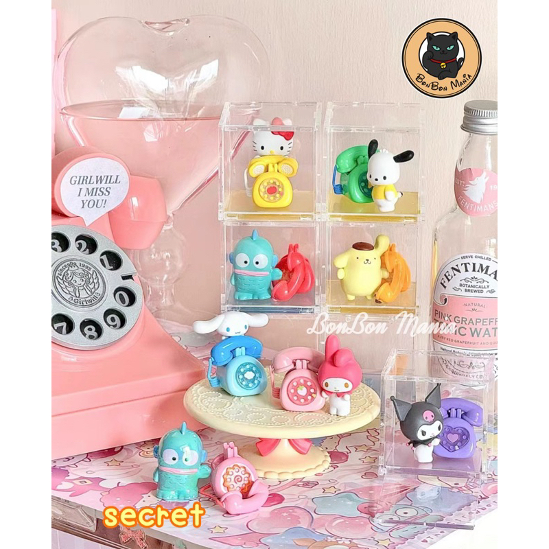 [แบบแยก-เลือกตัวได้]☎️Moetch Sanrio Characters Love Calling series Mini Micro Box blind box set