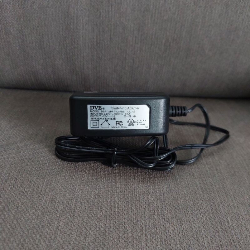 อะแด๊ปเตอร์1A.DVE สินค้ามีตำหนิแต่ใช้งานได้ปกติรับประกัน1ปีซี้อ10แถม1