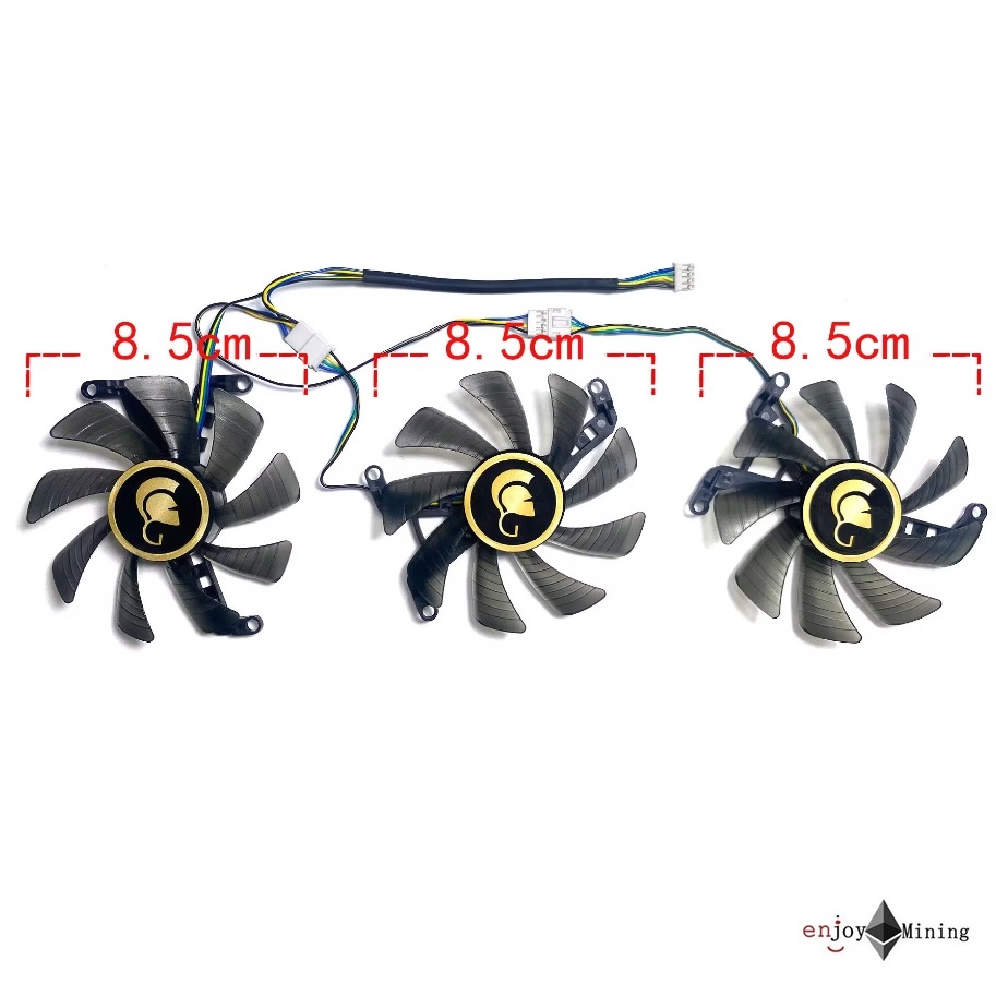 พัดลมการ์ดจอ MANLI RTX3070ti 3080 3080ti 3090 GALLARDRO รูปที่ 4