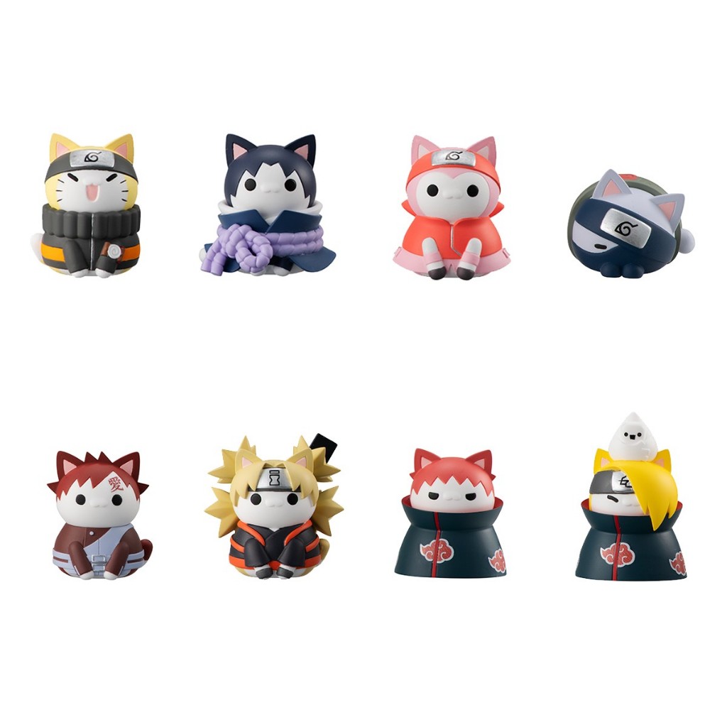 (🍊LIVE ลด 40% 100.-) [สุ่ม/ยกกล่อง] MEGA CAT PROJECT NARUTO Shippuden Kessen! "Akatsuki's" Attack Arc 8Pack BOX ข